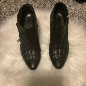 Chanel Quilted Boots